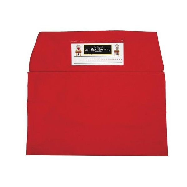 Seat Sack Seat Sack 12 In. Durable Small Storage Pocket; Red 1372886